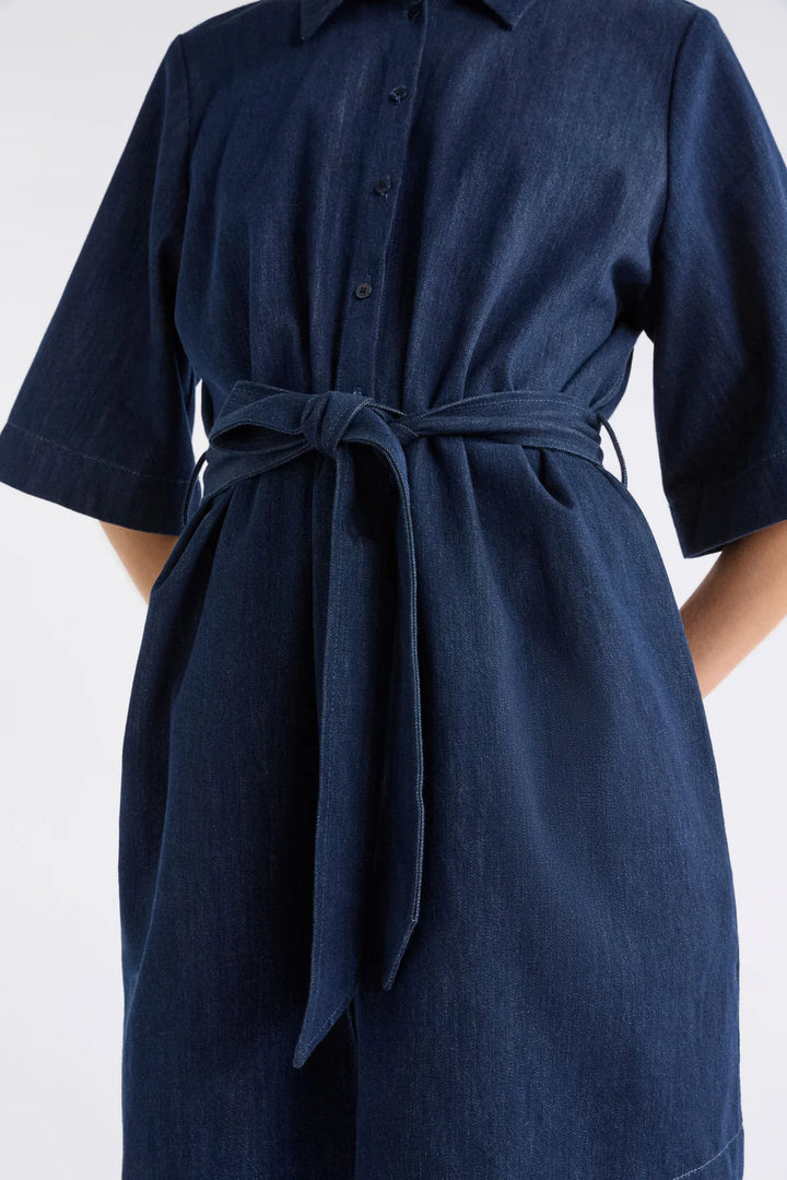 Dennem Dress | Dark Blue Rinse
