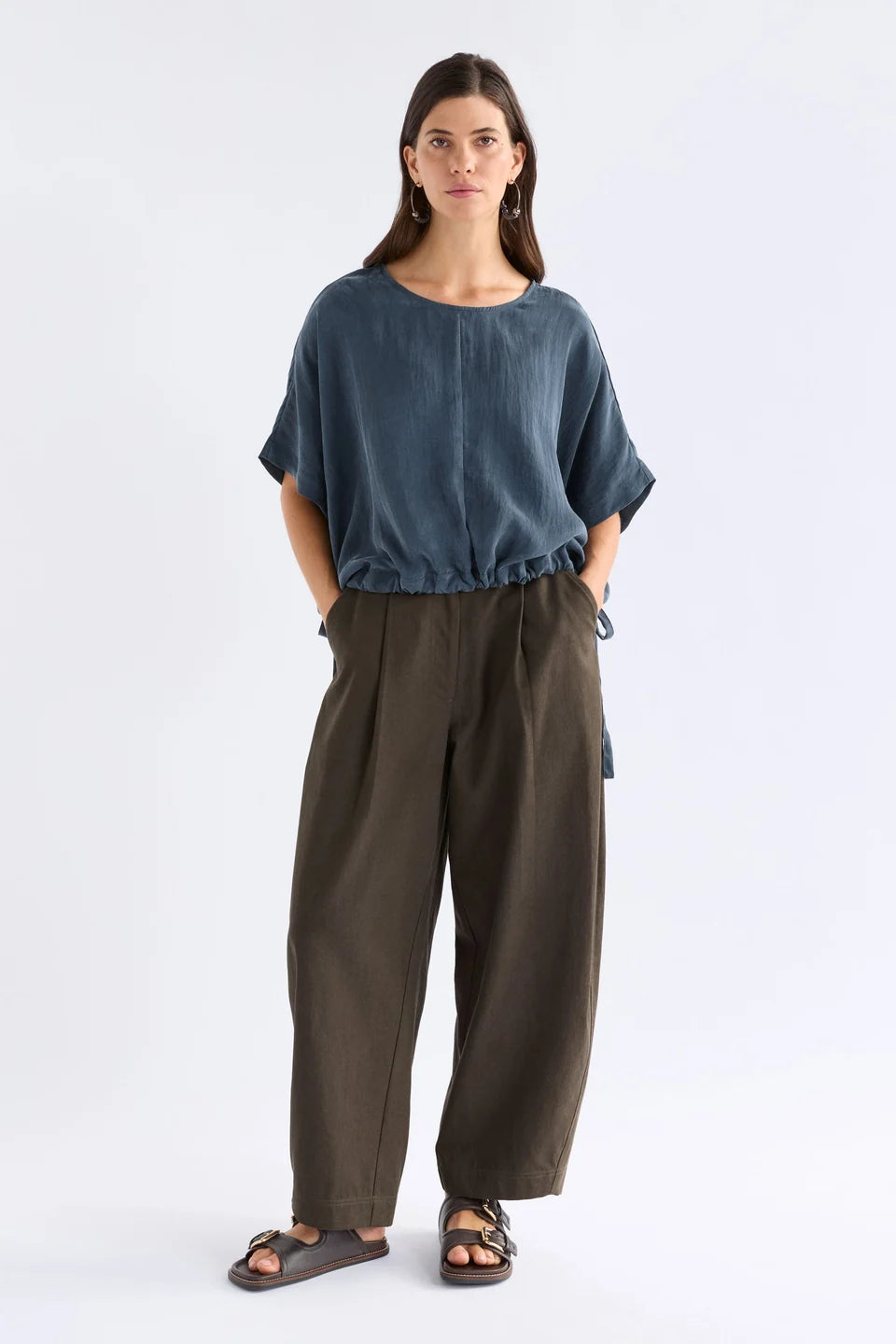 Delme Top | Blue Steel