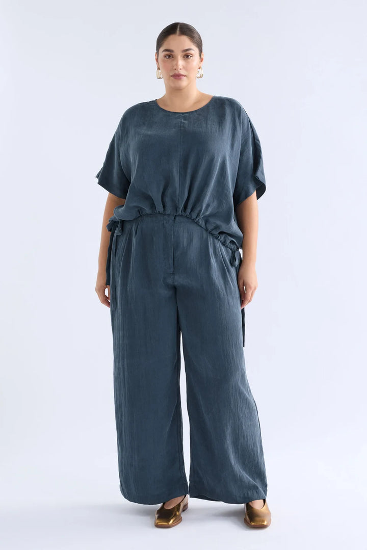 Delme Top | Blue Steel