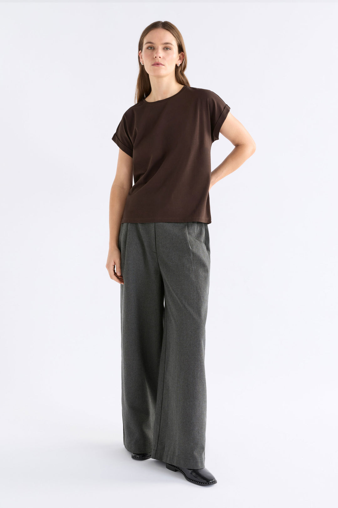 Cille T-Shirt | Espresso