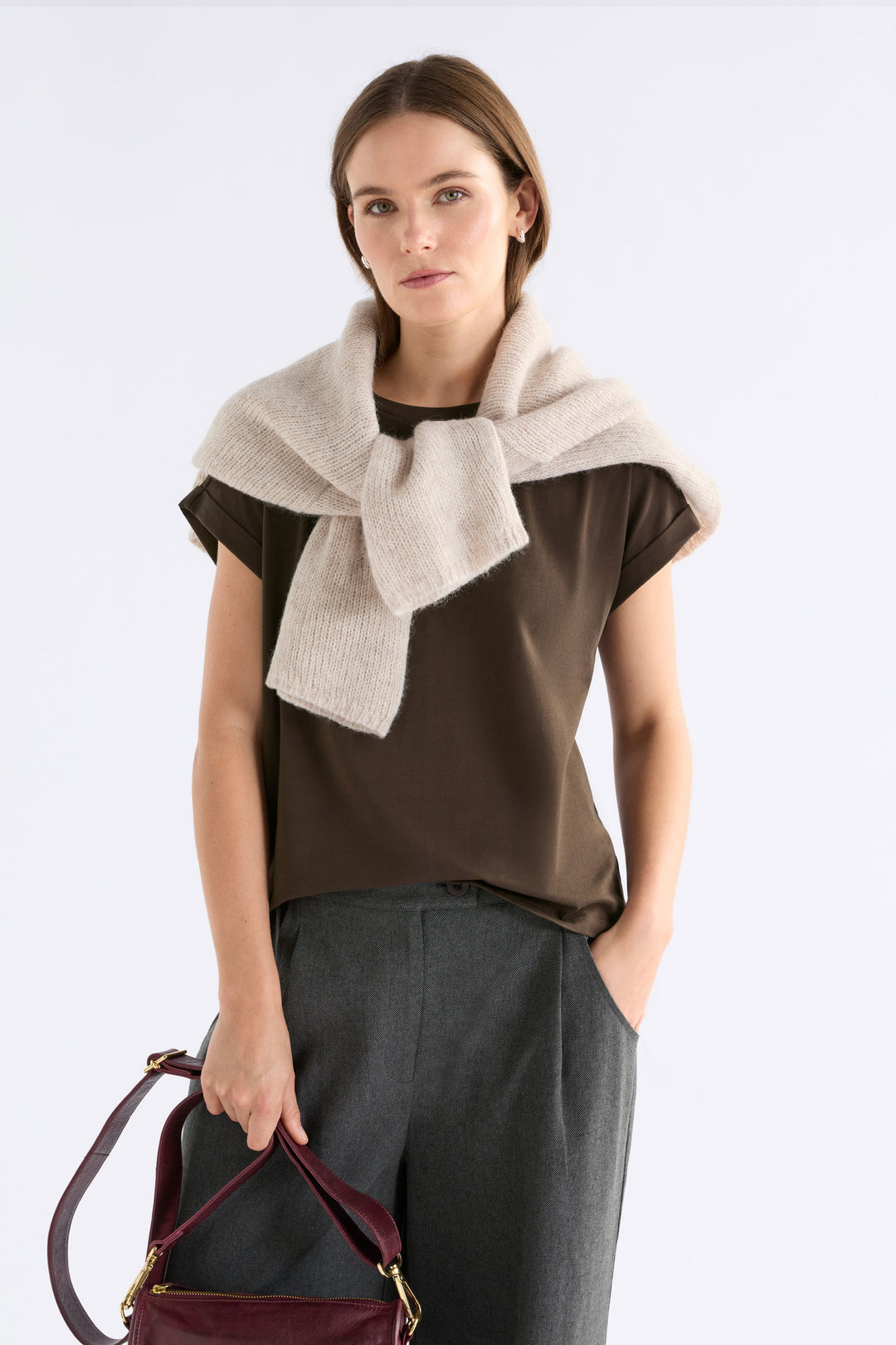 Cille T-Shirt | Espresso