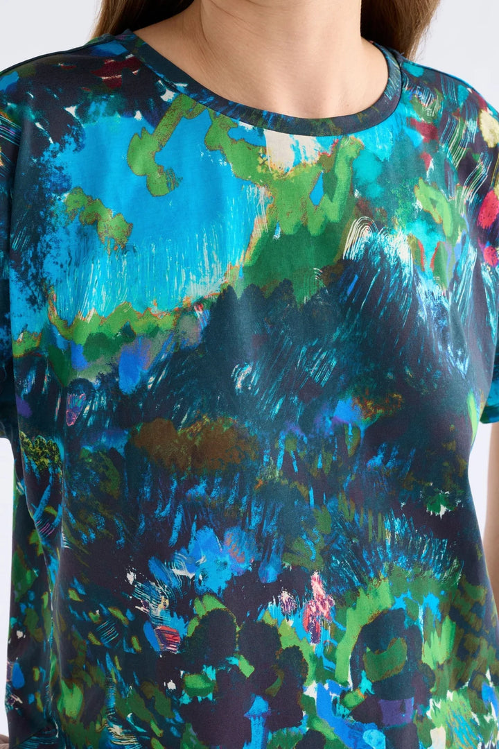 Haki S/S T-Shirt | Landskap Print