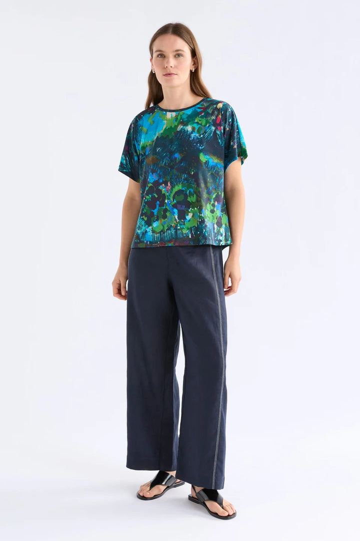 Haki S/S T-Shirt | Landskap Print