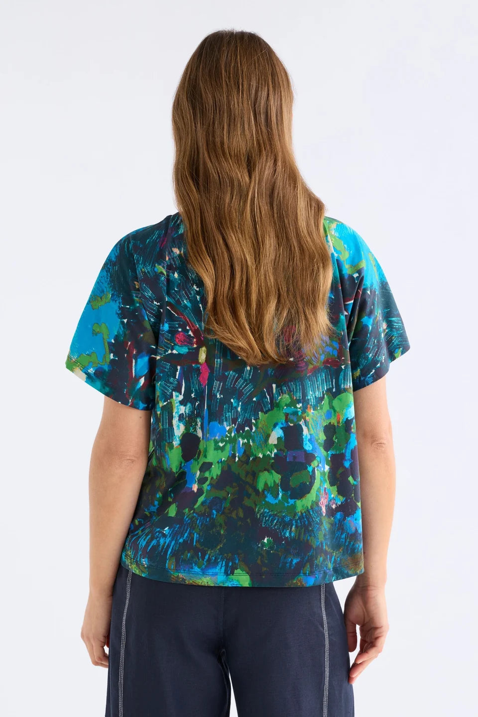 Haki S/S T-Shirt | Landskap Print