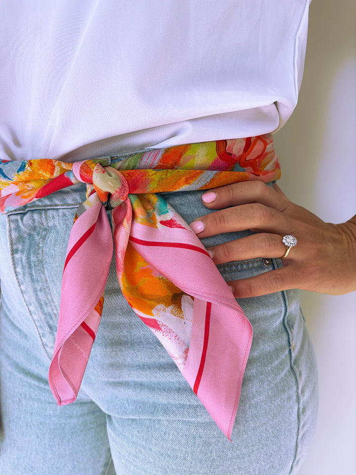 Carrie Broomhall Amelie Silk Scarf | Large