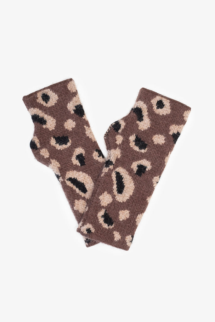 Leopard Fingerless Gloves | Leopard