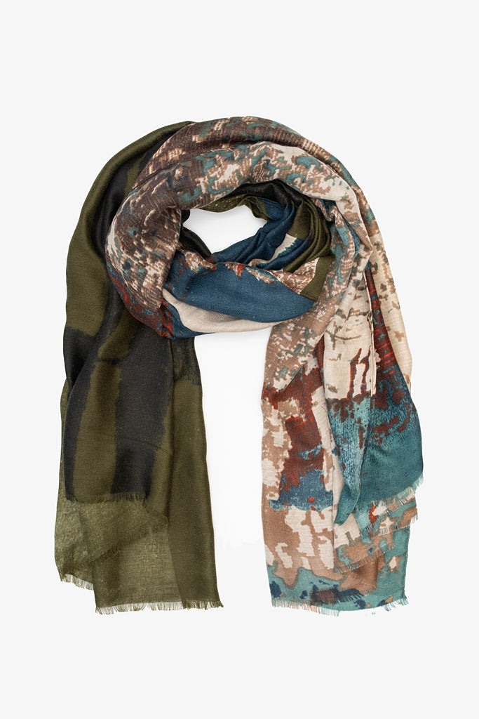 Abstract Terrain Scarf