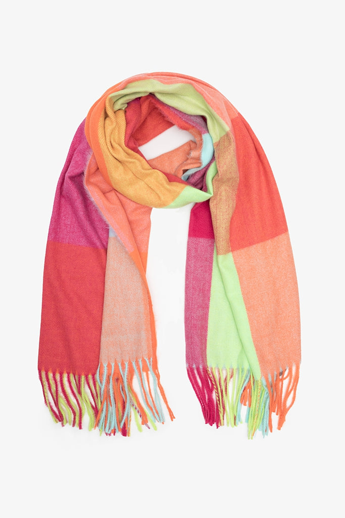 Winter Zest Check Scarf