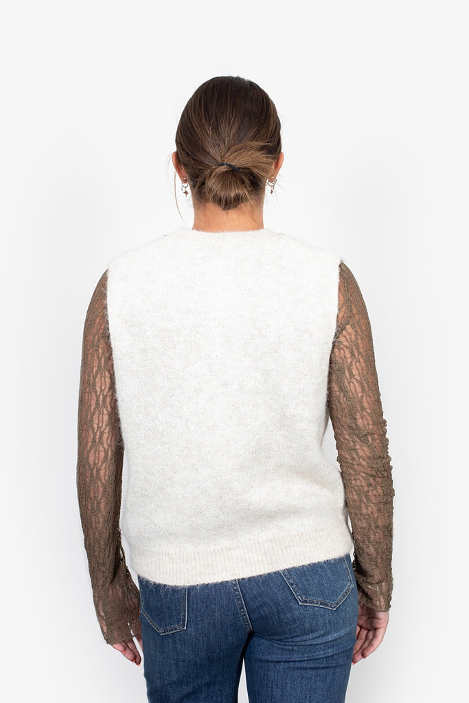Stella Vest | Oat Sparkle