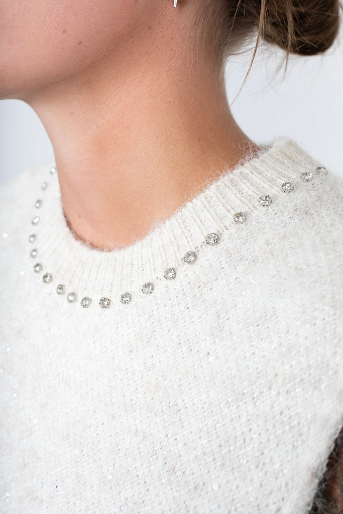 Stella Vest | Oat Sparkle