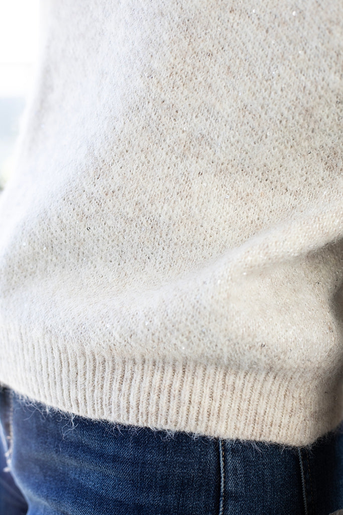 Stella Vest | Oat Sparkle