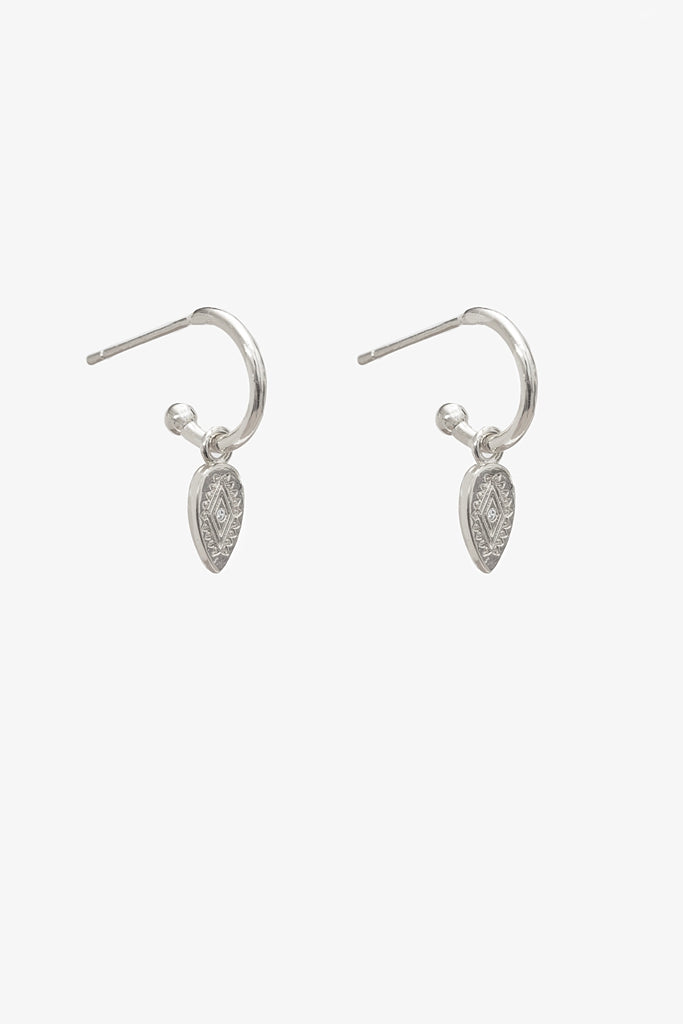 Gracie Petite Hoop | Silver