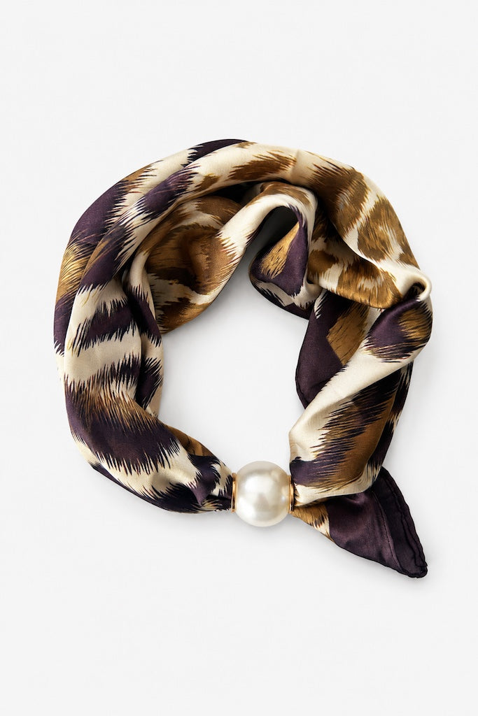 Pearl Fasten Necktie | Desert Fawn