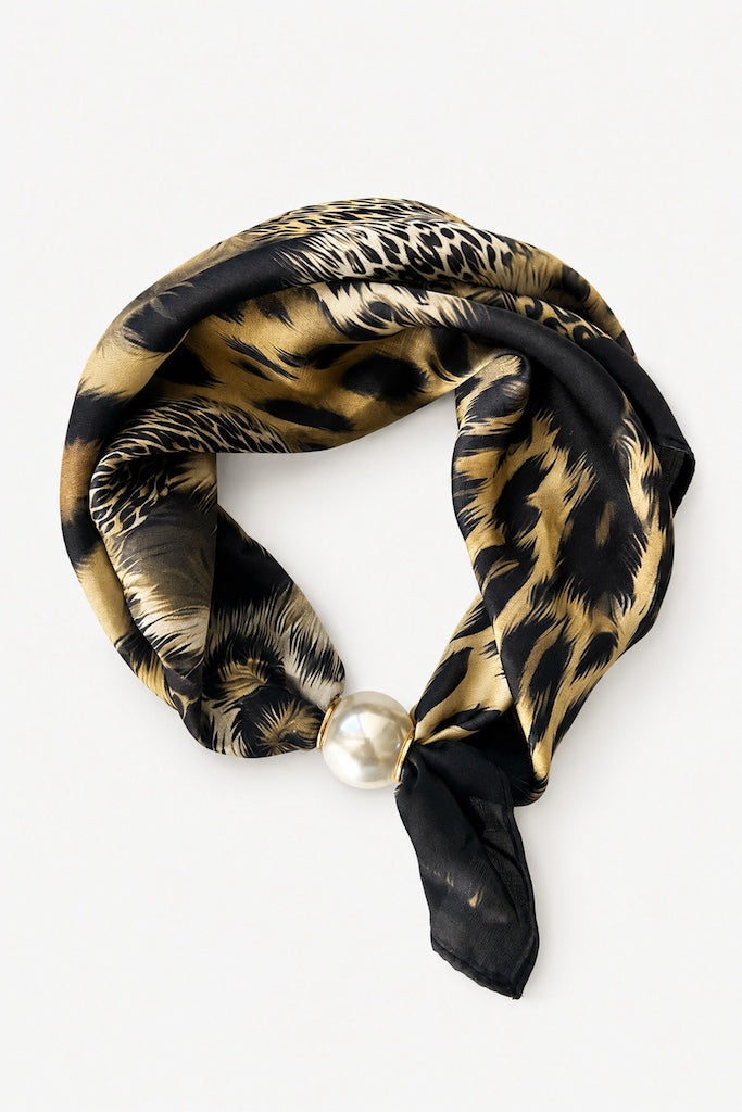 Pearl Fasten Necktie | Safari Blend