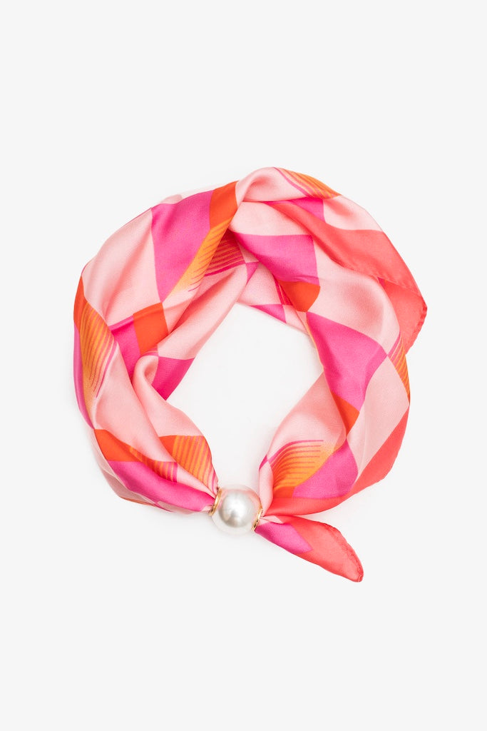 Pearl Fasten Necktie | Sorbet