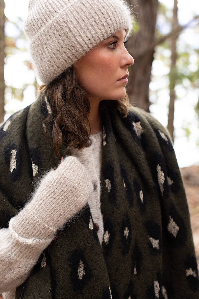 Golden Prowl Scarf | Khaki