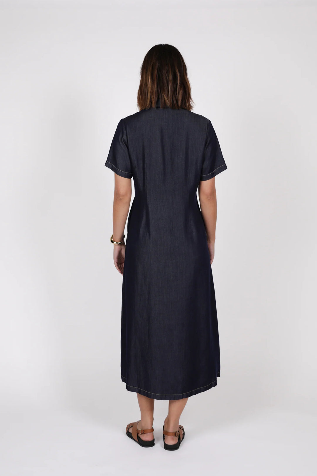 Axis Shirt Dress | Indigo