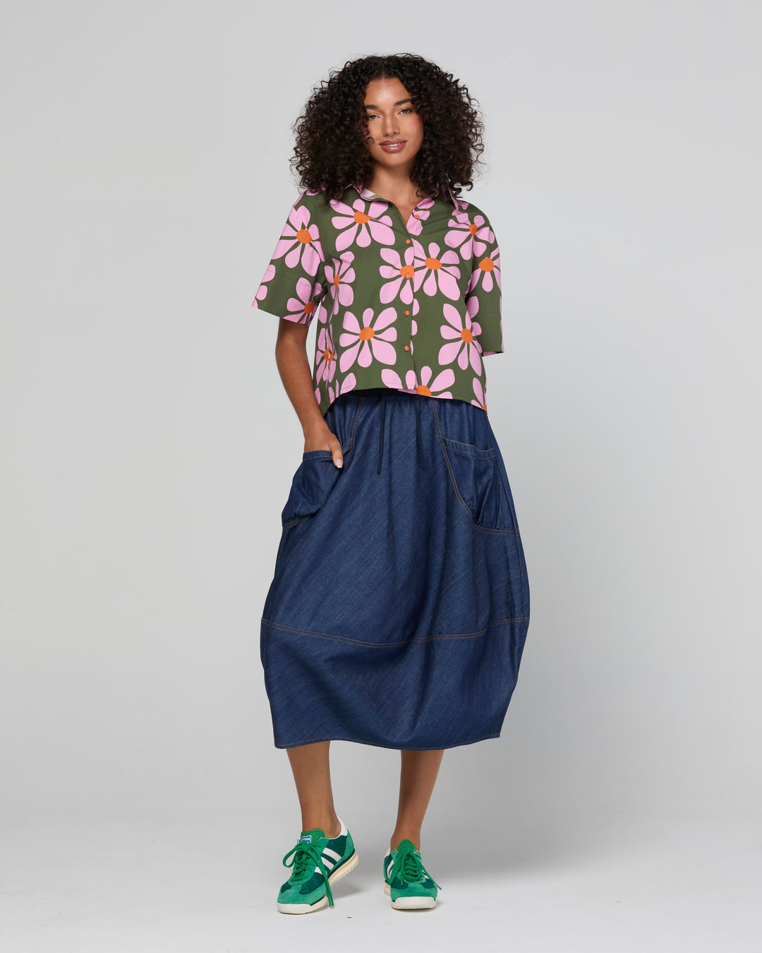 Guru Skirt | Dark Denim