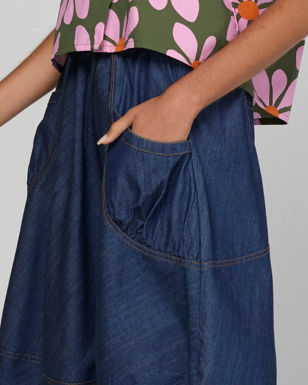Guru Skirt | Dark Denim