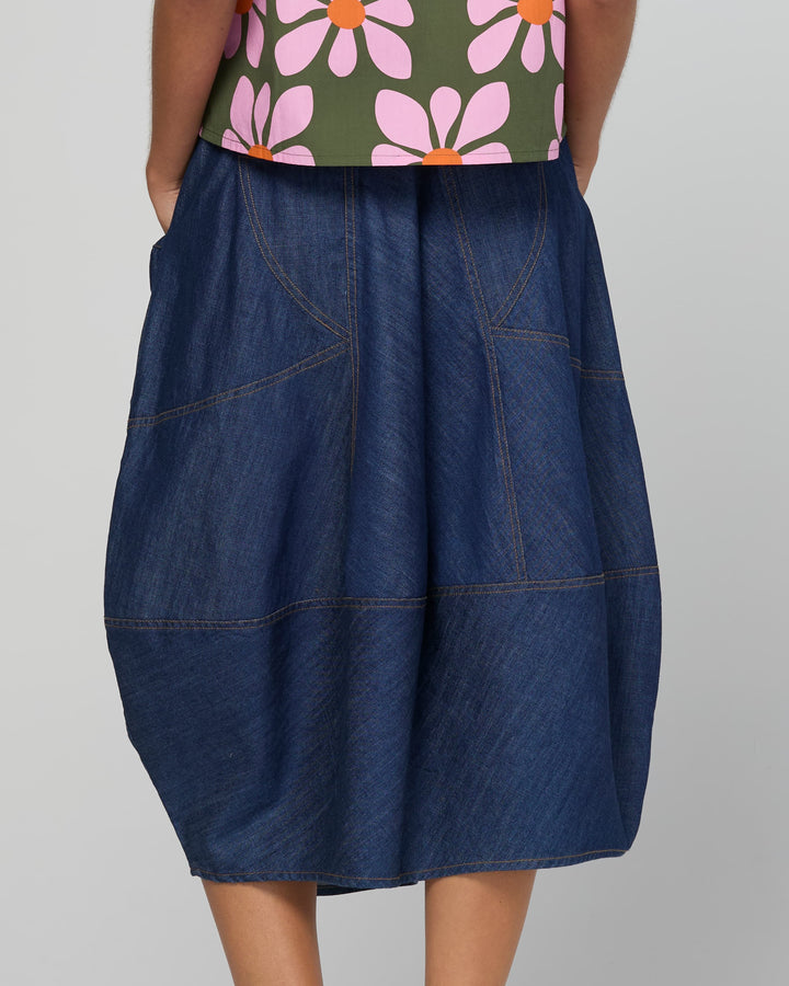 Guru Skirt | Dark Denim