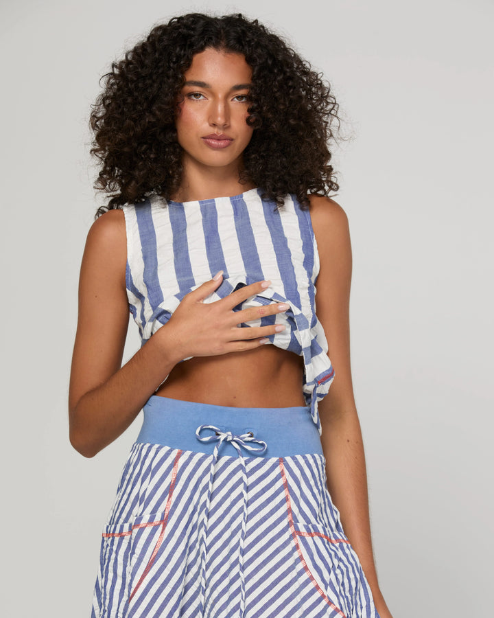 Guru Skirt | Ocean Stripe