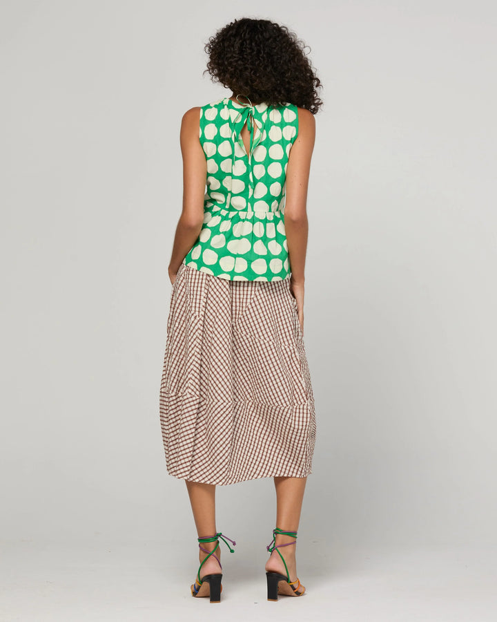 Guru Skirt | Cocoa Gingham
