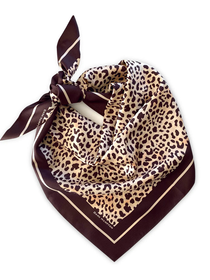 The Bailey Silk Scarf | Cheetah