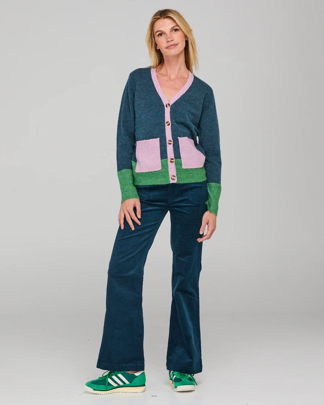 Poet Cardigan | Blue Multi