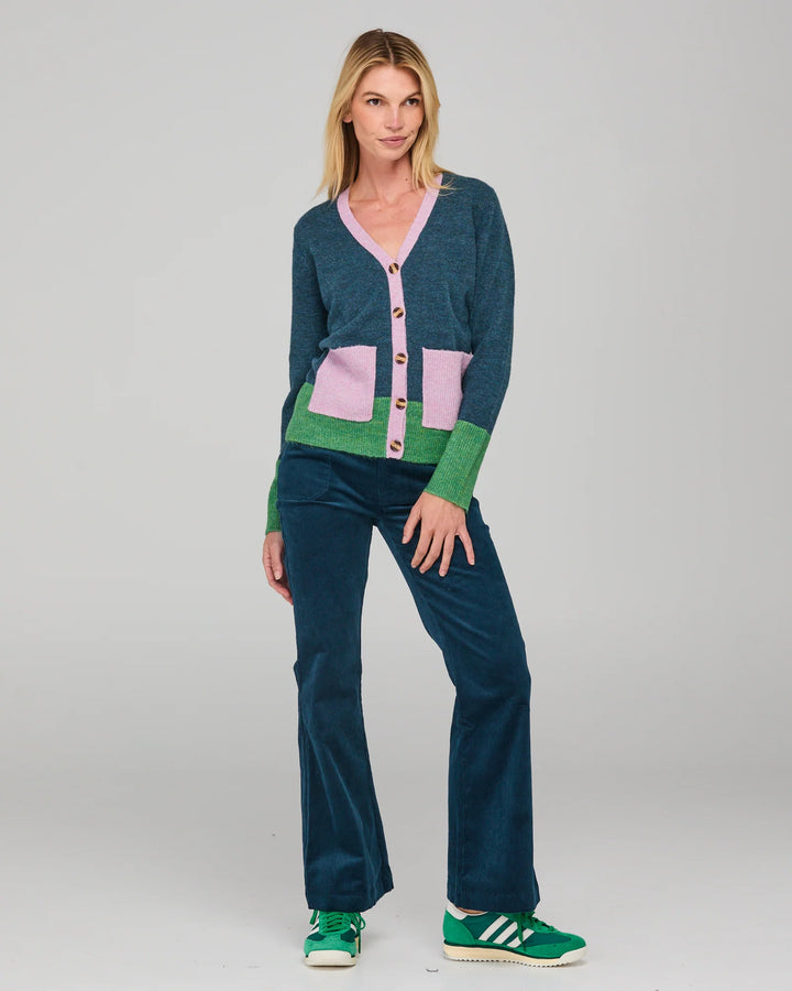 Poet Cardigan | Blue Multi