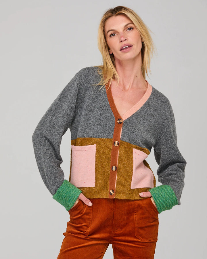 Remi Cardigan | Grey Multi