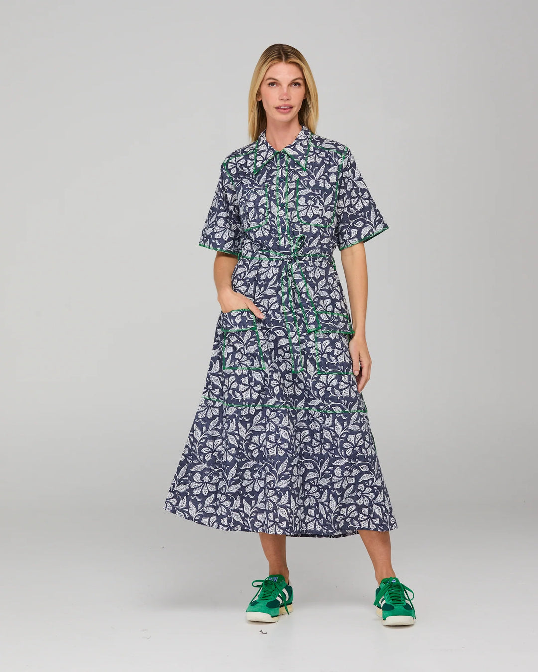 Rishi Dress | Izumi Navy