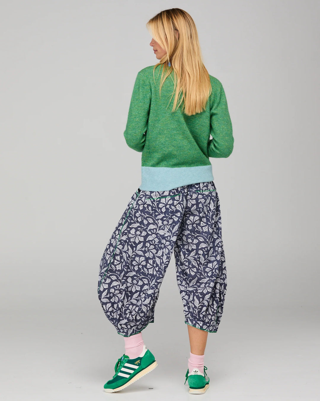 Poet Cardigan | Green Multi