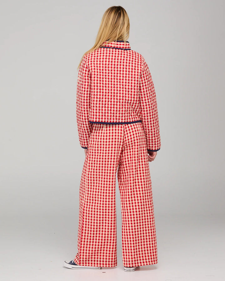 Mizuki Jacket | Red Seersucker