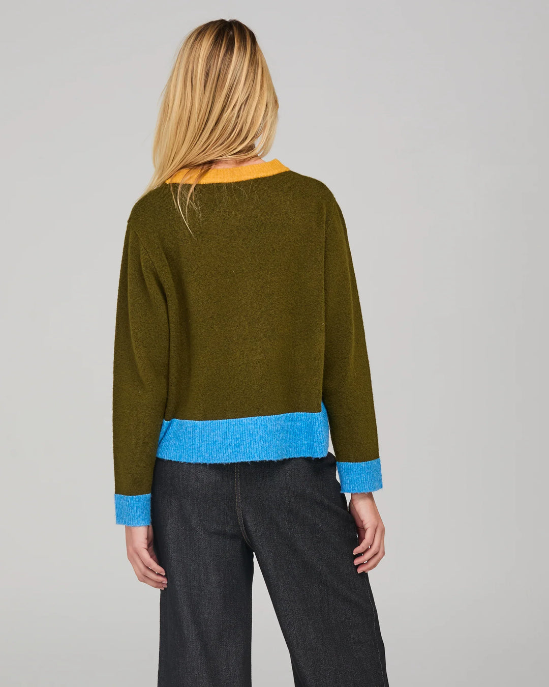 Poet Jumper | Olive Multi