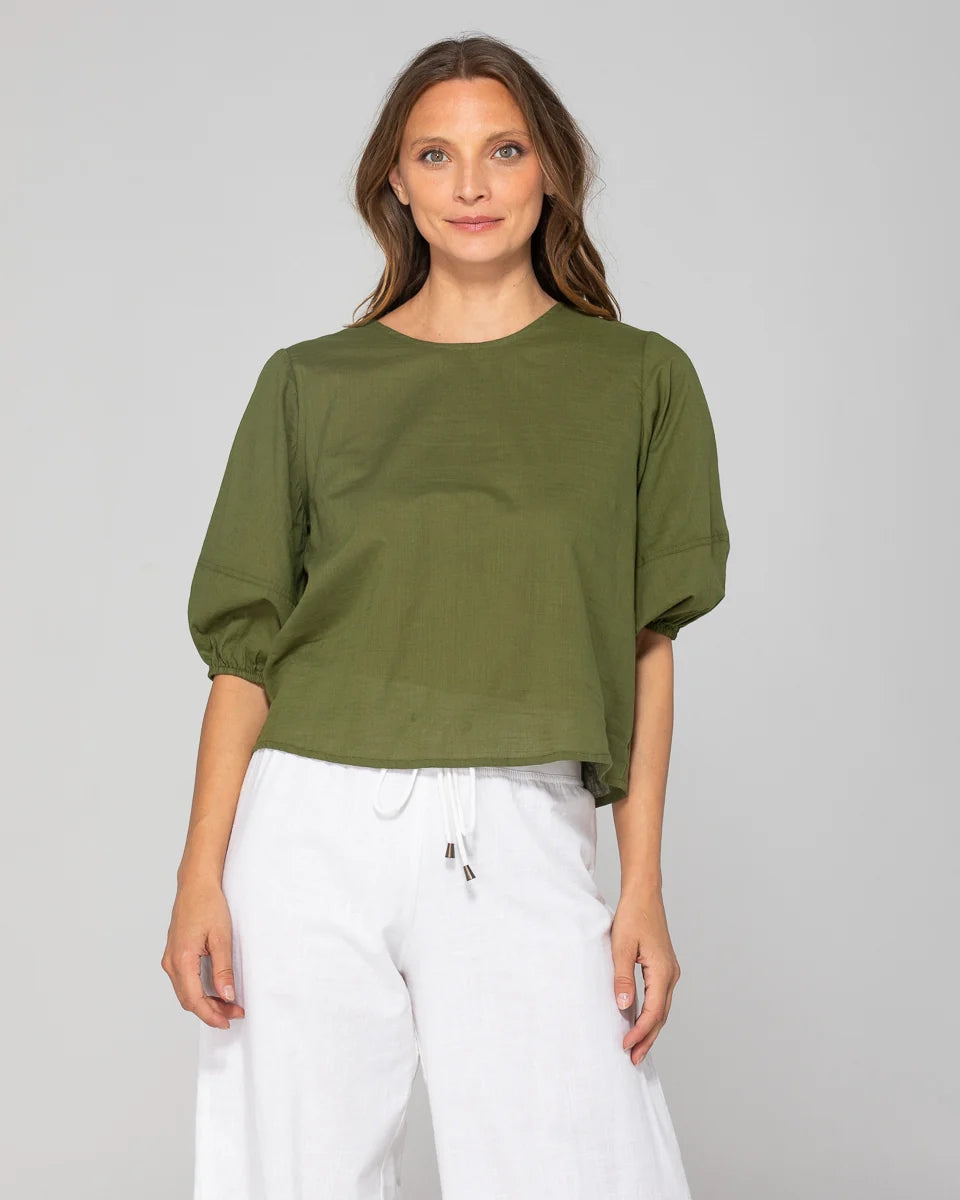 Ava Top | Khaki