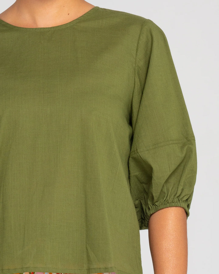 Ava Top | Khaki