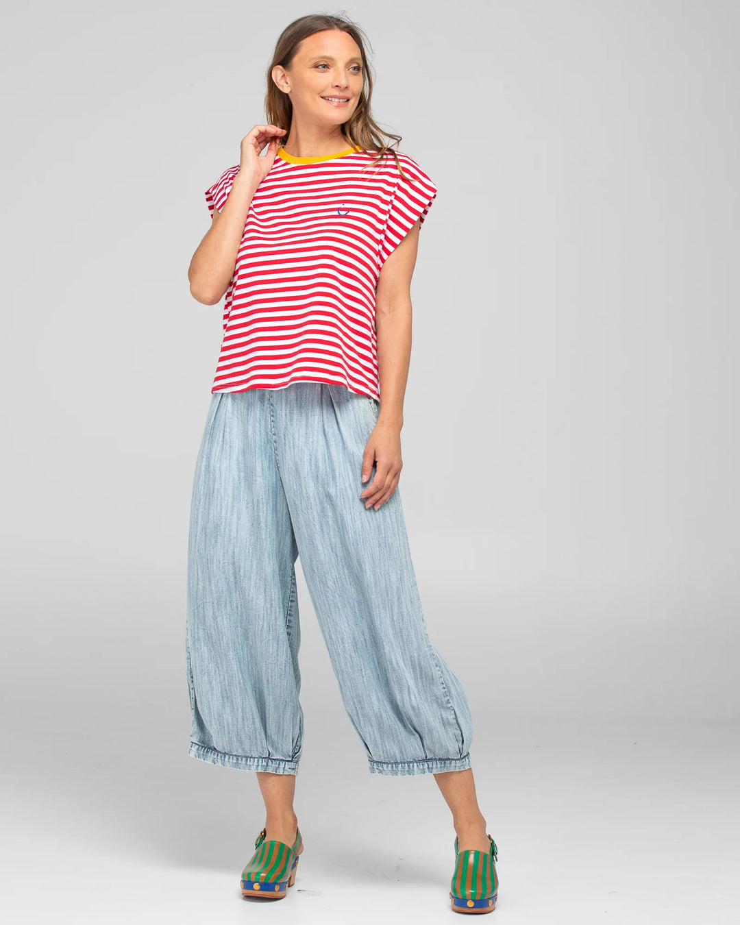 Bellissimo Tee | Red Stripe