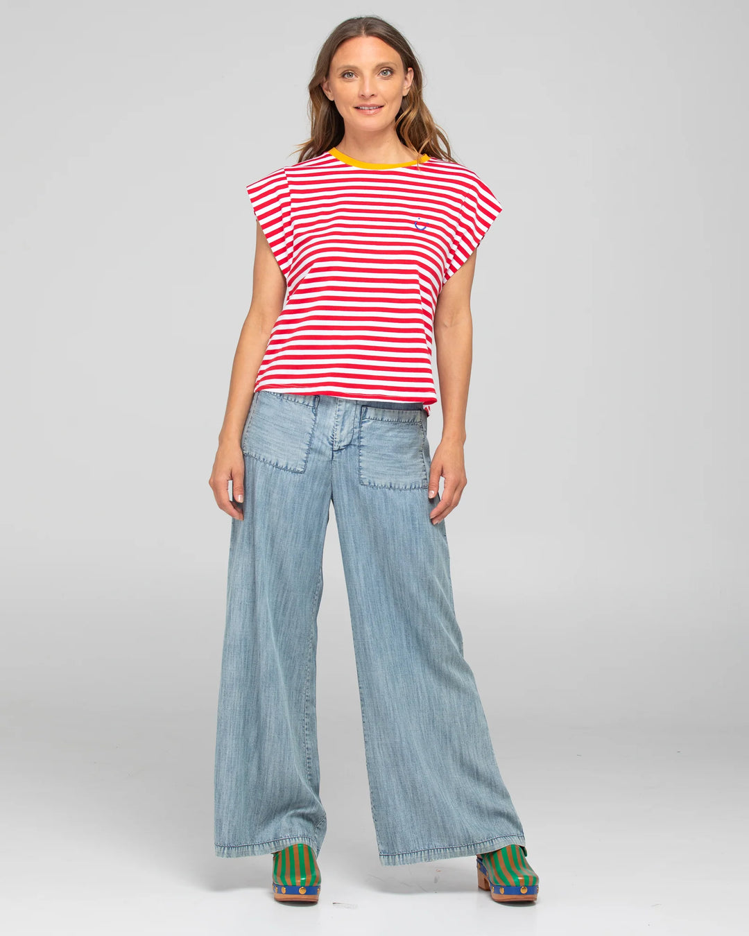 Bellissimo Tee | Red Stripe