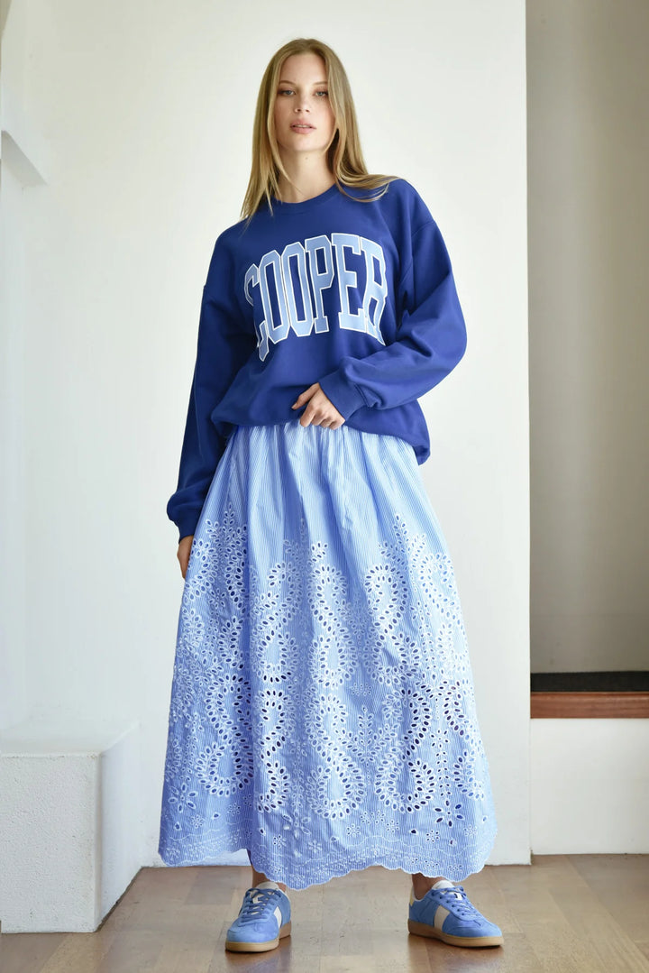 Forward Motion Skirt | Blue