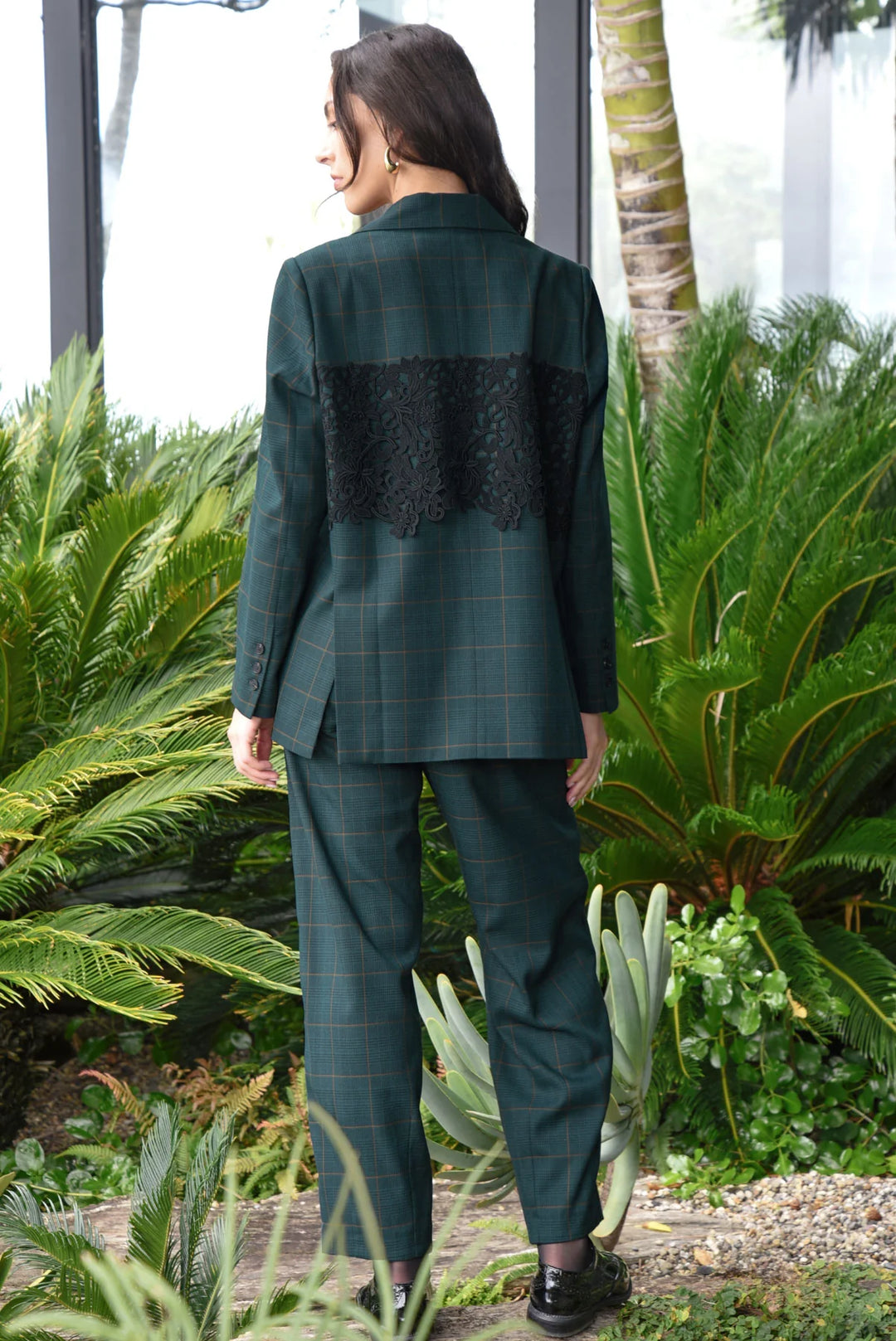 Off Track Pant | Navy Check