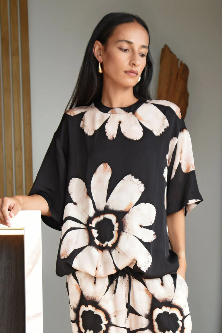 Come Out On Top Top | Blush Floral