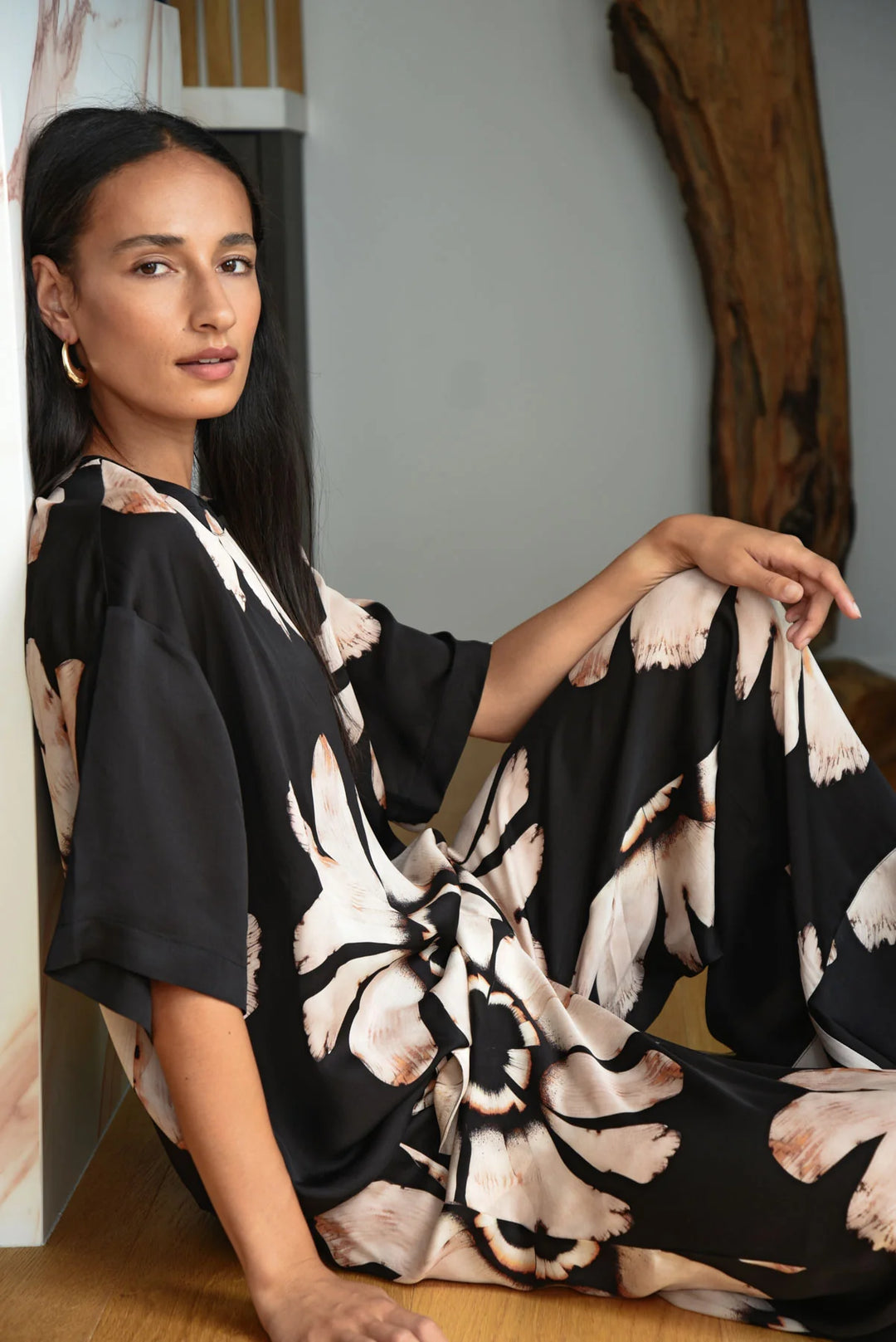 Come Out On Top Top | Blush Floral