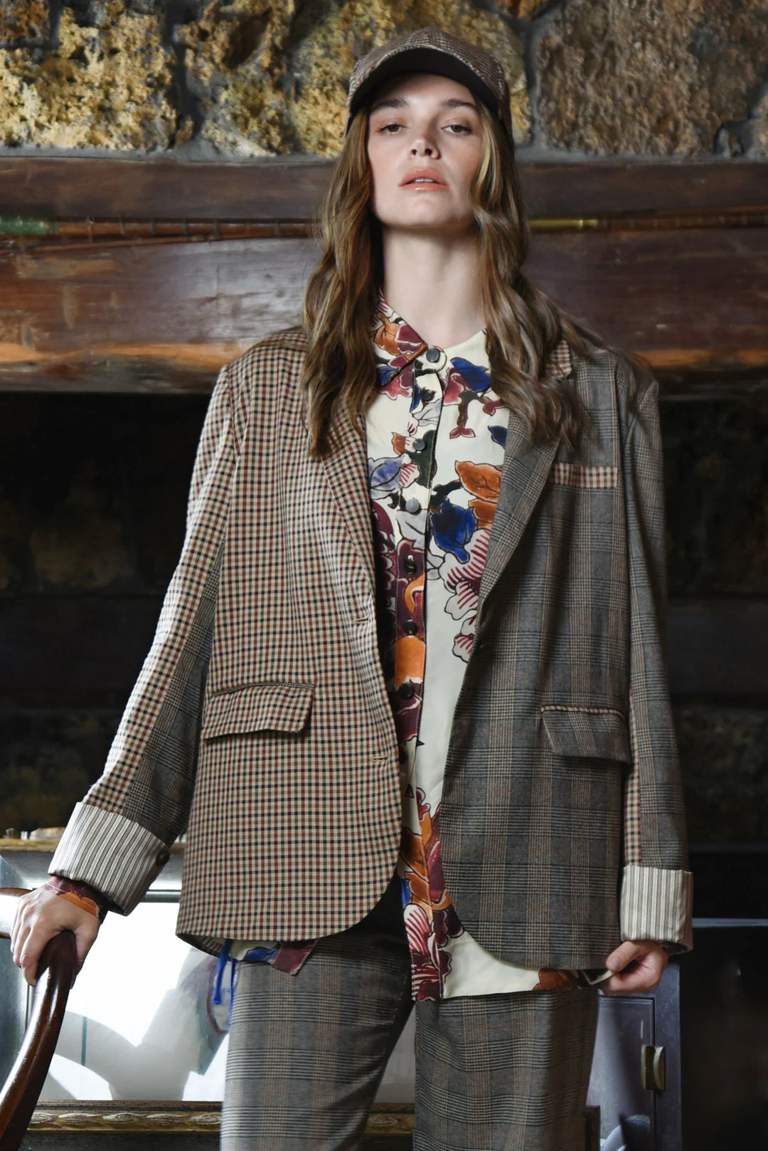 Criss-Crossed Jacket | Check