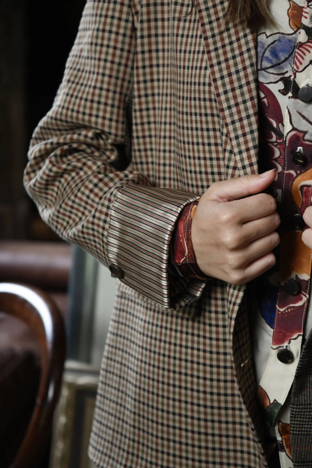 Criss-Crossed Jacket | Check