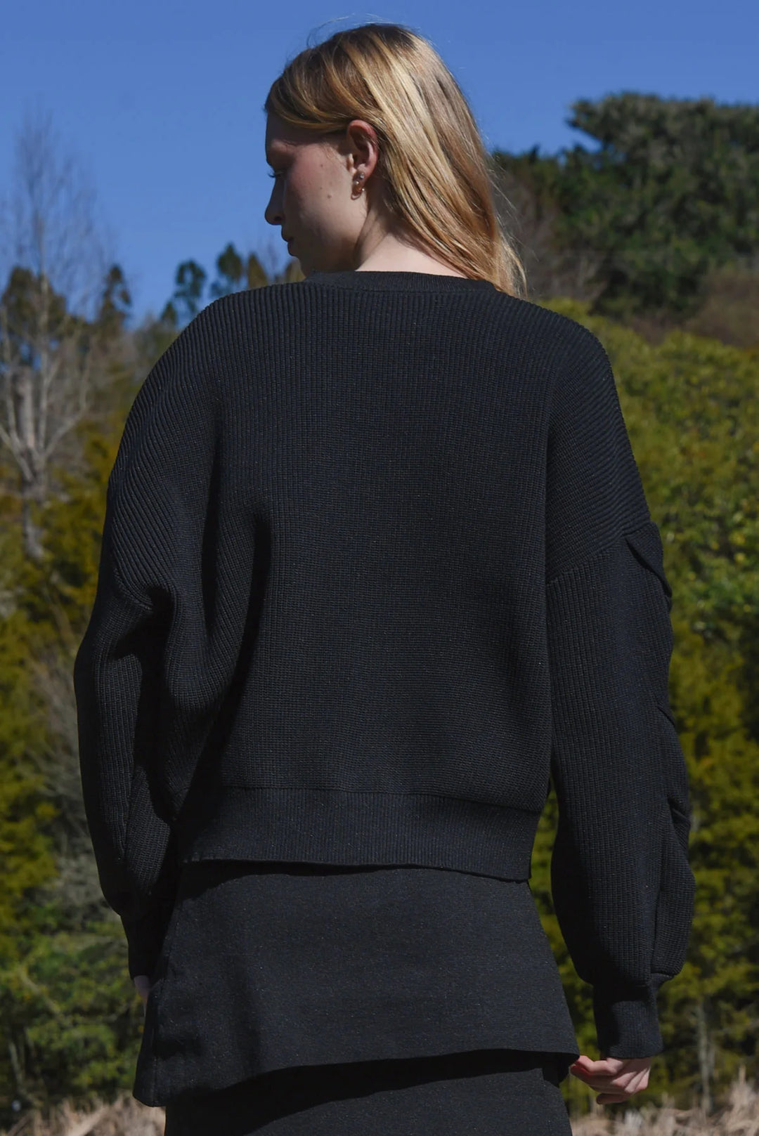 Twist & Shout Cardigan | Black