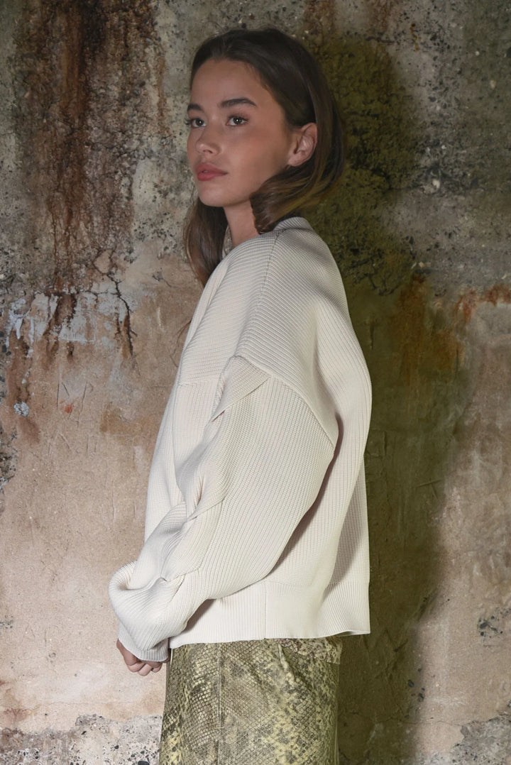 Twist & Shout Cardigan | Cream