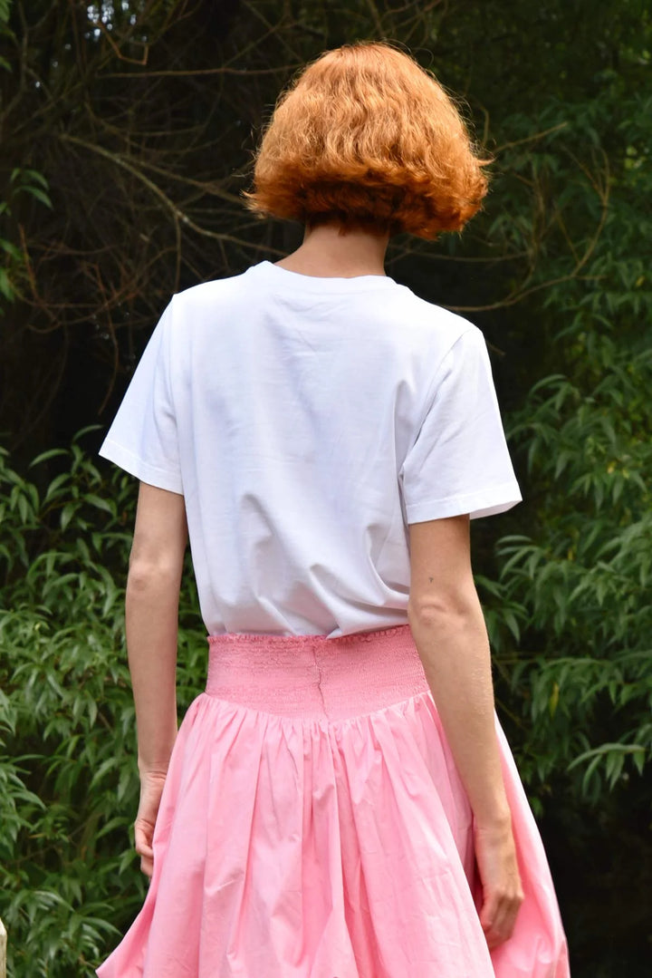 Simply Bowtiful T-shirt | White & Pink