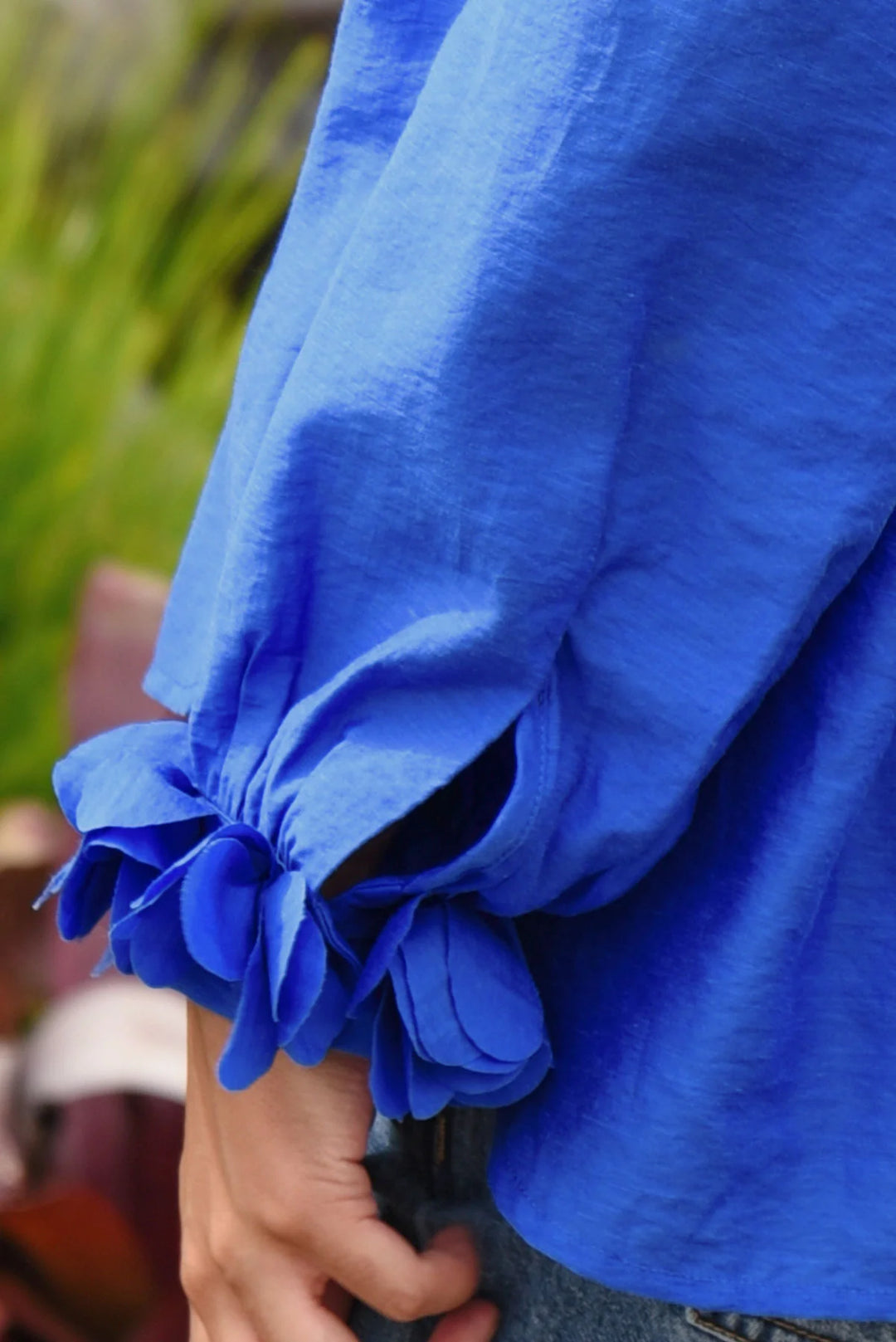 Budding Romance Blouse | Blue