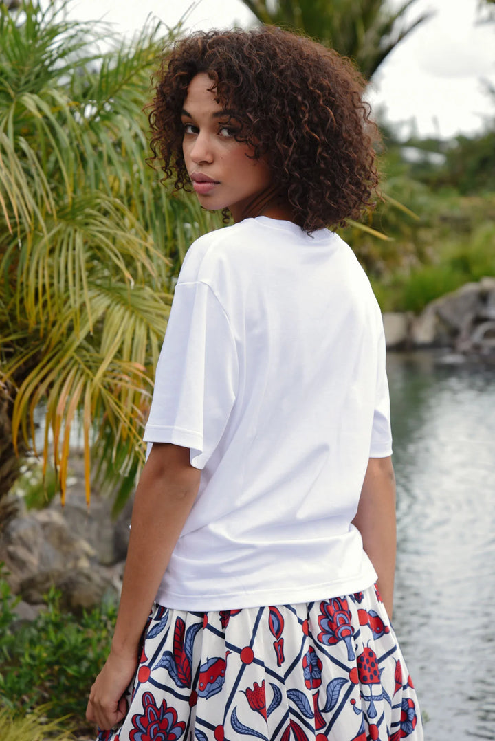 Gotta Bow T-Shirt | White/Red