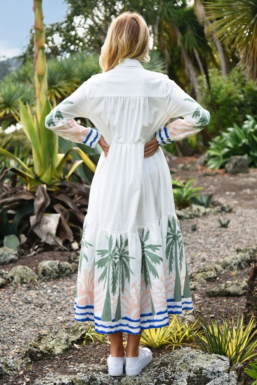 Sway & Sunset Dress | White